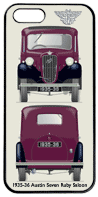 Austin Seven Ruby 1935-36 Phone Cover Vertical